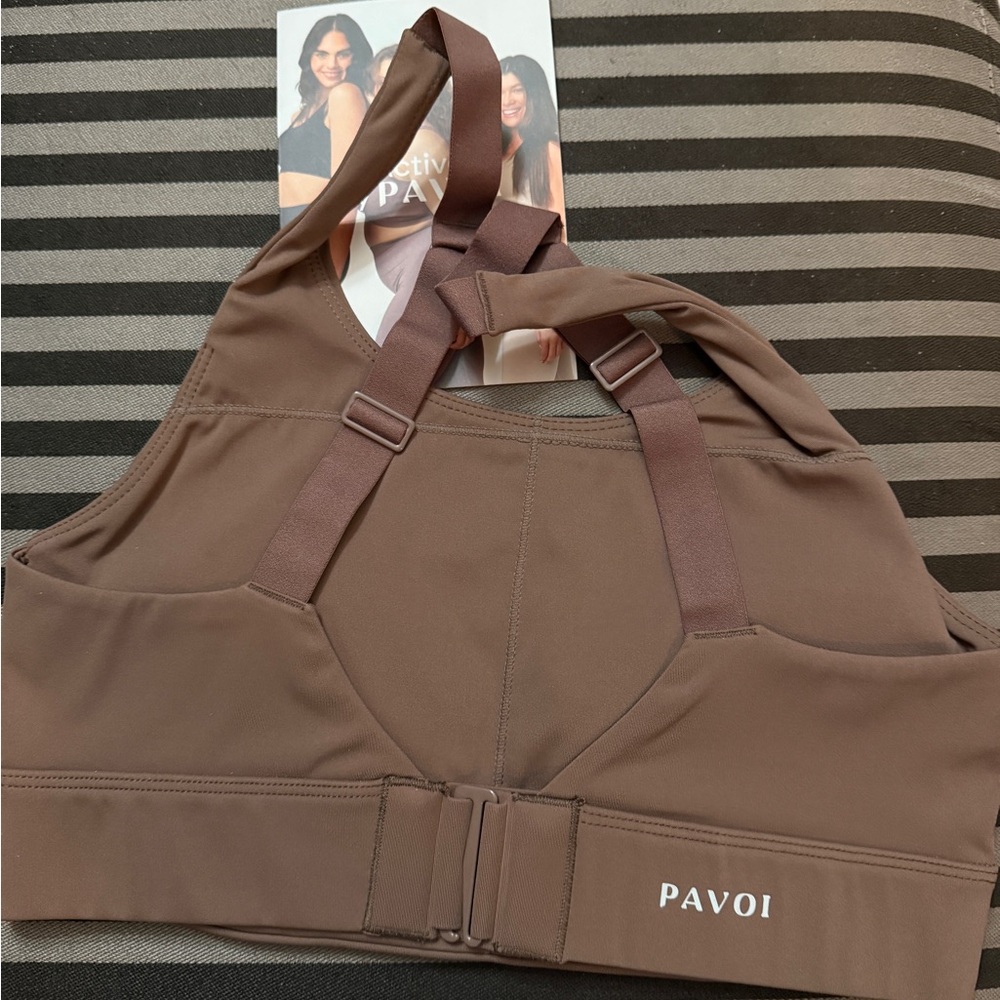 New PAVOI Bra. Mauve Bralette Active Size Small - Picture 2 of 6